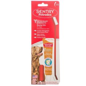 Petrodex Dental Kit for Dogs Peanut Butter Flavor