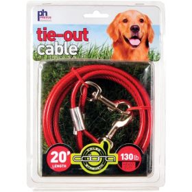 Prevue Pet Products 20 Foot Tie Out Cable Heavy Duty