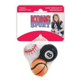 KONG Assorted Sports Balls Set (Option: X Small  1.5" Diameter (3 Pack))