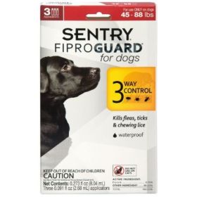 Sentry FiproGuard for Dogs (Option: Dogs 4588 lbs (3 Doses))