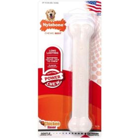 Nylabone Dura Chew Smooth White Dog Bone (Option: Chicken Flavor  Giant (1 Pack))