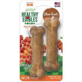 Nylabone Healthy Edibles Wholesome Dog Chews  Bacon Flavor (Option: Petite (2 Pack))