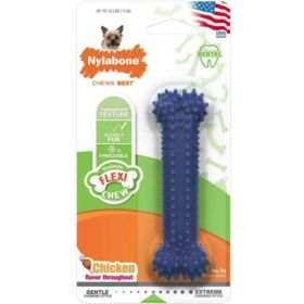 Nylabone Dental Chew Bone  Chicken Flavor (Option: Petite (1 Pack))