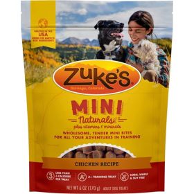 Zukes Mini Naturals Dog Treat  Roasted Chicken Recipe (Option: 6 oz)