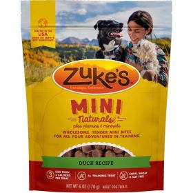 Zuke's Mini Naturals Moist Dog Treats  Delicious Duck Recipe (Option: 6 oz)